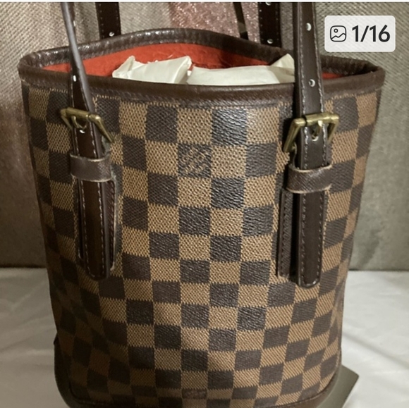 Louis Vuitton Handbags - Louis Vuitton Damier Marals Bucket Bag Authentic Sp0040